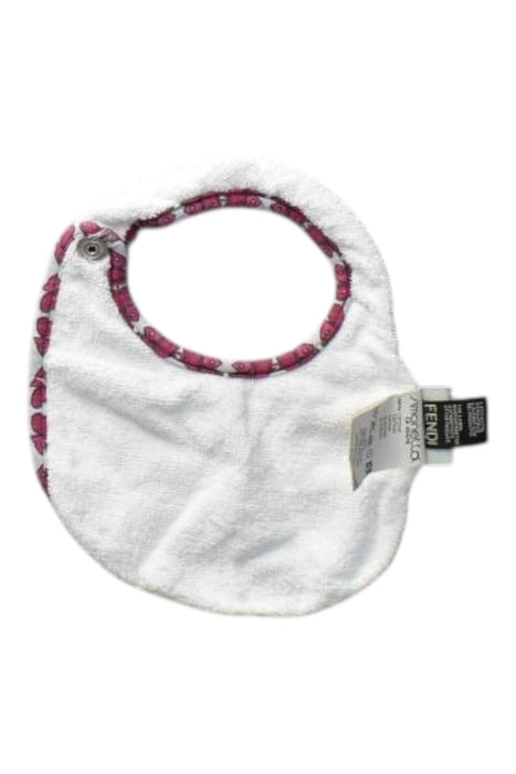 A White Bibs from Fendi in size O/S for girl. (Back View)