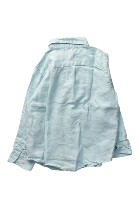 A Blue Long Sleeve Shirts from Janie & Jack in size 2T for boy. (Back View)