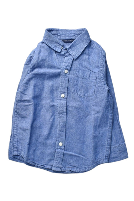A Blue Long Sleeve Shirts from Janie & Jack in size 2T for boy. (Front View)