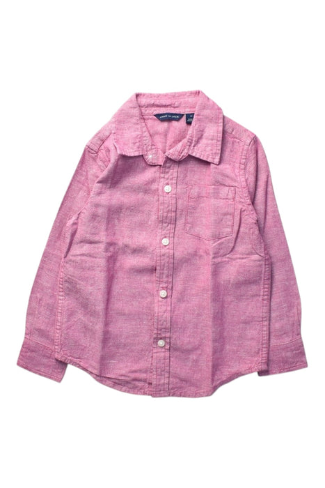 A Pink Long Sleeve Shirts from Janie & Jack in size 2T for boy. (Front View)