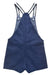 A Blue Overall Shorts from Timberland in size 6-12M for boy. (Back View)