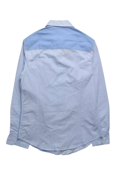 A Blue Long Sleeve Shirts from Lanvin Petite in size 10Y for boy. (Back View)