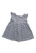 A Black Sleeveless Dresses from The Little White Company in size 3-6M for girl. (Front View)