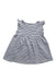 A Black Sleeveless Dresses from The Little White Company in size 3-6M for girl. (Back View)