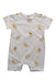 A White Short Sleeve Rompers from Disney X Elly in size 0-3M for girl. (Front View)