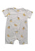 A White Short Sleeve Rompers from Disney X Elly in size 0-3M for girl. (Back View)