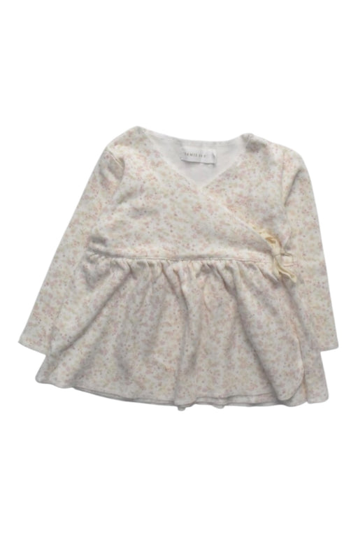 A Ivory Long Sleeve Dresses from Jamie Kay in size 3-6M for girl. (Front View)