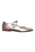 A Pink Flats from Bonpoint in size 6T for girl. (Front View)