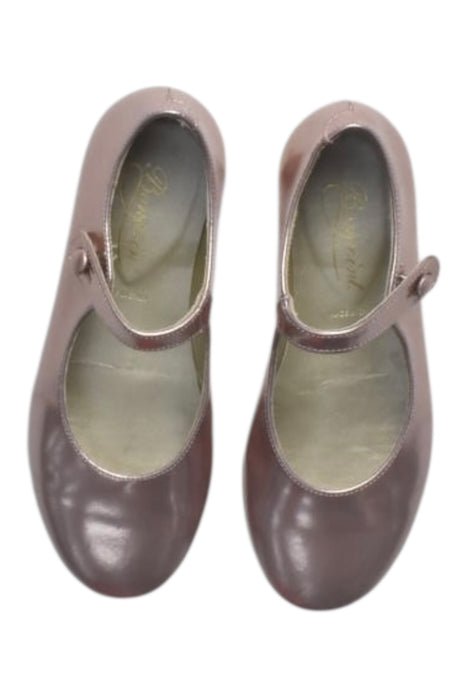 A Pink Flats from Bonpoint in size 6T for girl. (Back View)