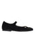 A Black Flats from Bonpoint in size 6T for girl. (Front View)