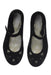 A Black Flats from Bonpoint in size 6T for girl. (Back View)