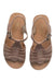 A Metallic Sandals from Bonpoint in size 6T for girl. (Back View)