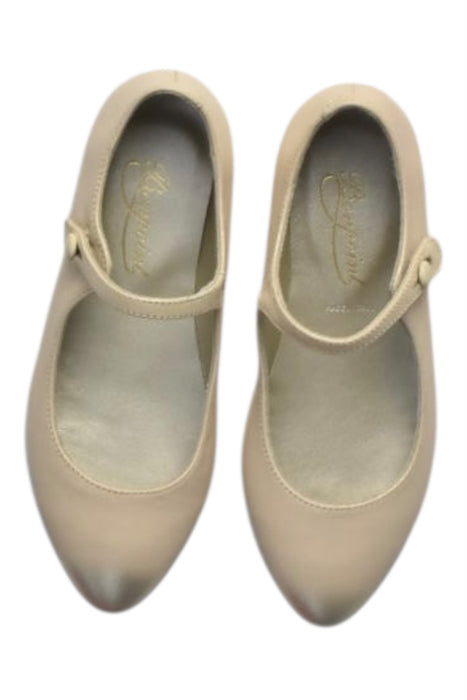 A Ivory Flats from Bonpoint in size 6T for girl. (Back View)