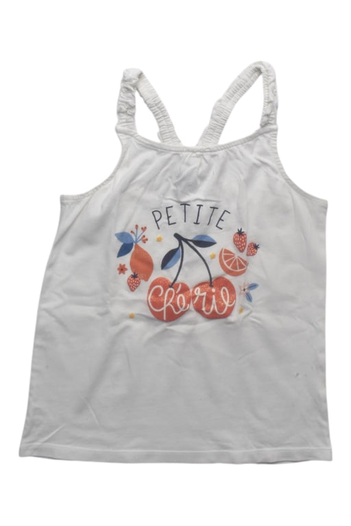 A White Sleeveless Tops from Sergent Major in size 9Y for girl. (Front View)