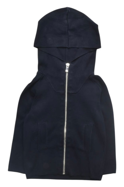 A Navy Zippered Sweatshirts from Jacadi in size 3T for boy. (Front View)