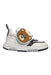 A White Sneakers from Moschino in size 12-18M for boy. (Front View)