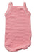 A Pink Sleeveless Bodysuits from Petit Bateau in size 0-3M for girl. (Back View)