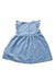 A Blue Sleeveless Dresses from Stella McCartney in size 6-12M for girl. (Back View)