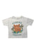 A White Short Sleeve T Shirts from Du Pareil au même in size 4T for boy. (Front View)