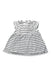A White Short Sleeve Dresses from Petit Bateau in size 6-12M for girl. (Front View)