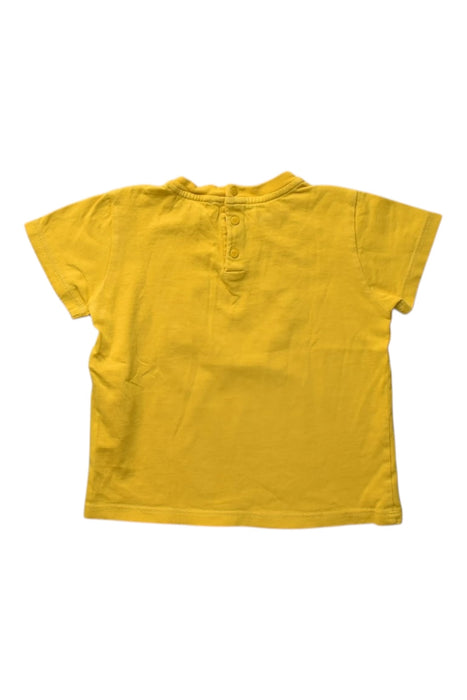 A Yellow Short Sleeve T Shirts from Emporio Armani in size 18-24M for boy. (Back View)