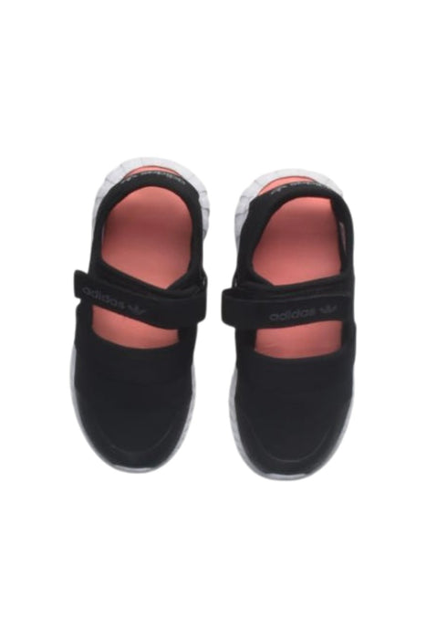 A Black Sneakers from Adidas in size 4T for girl. (Back View)