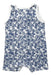 A White Sleeveless Rompers from Petit Bateau in size 3-6M for girl. (Back View)