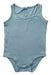 A Blue Sleeveless Bodysuits from Mori in size 6-12M for boy. (Front View)