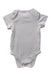 A Beige Short Sleeve Bodysuits from Mori in size Newborn for boy. (Back View)