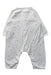 A White Onesies from Petit Bateau in size 3-6M for boy. (Back View)