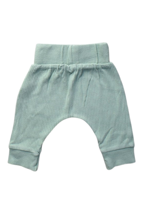 A Green Casual Pants from Mori in size 0-3M for boy. (Back View)