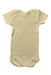 A Yellow Short Sleeve Bodysuits from Petit Bateau in size 3-6M for girl. (Back View)