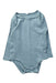 A Blue Long Sleeve Bodysuits from Mori in size 6-12M for boy. (Front View)