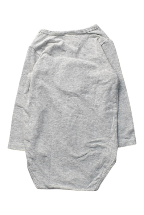 A Grey Long Sleeve Bodysuits from Seed in size 12-18M for boy. (Back View)