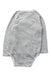 A White Long Sleeve Bodysuits from Mori in size 6-12M for boy. (Back View)