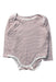 A Red Long Sleeve Bodysuits from Mori in size 12-18M for girl. (Front View)