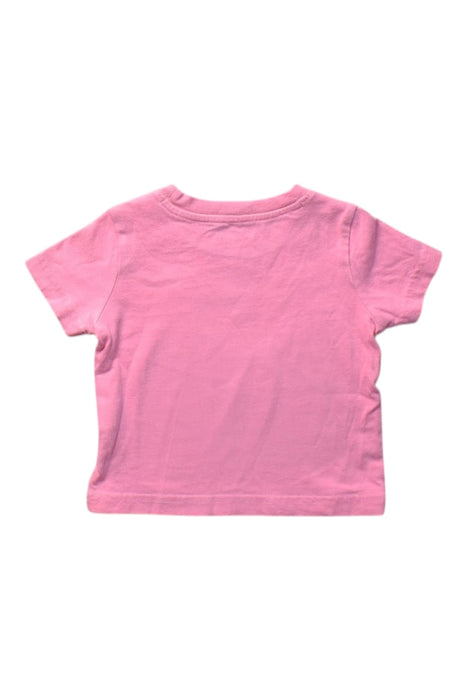 A Pink Short Sleeve T Shirts from Janie & Jack in size 6-12M for girl. (Back View)