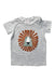 A Grey Short Sleeve T Shirts from Seed in size 3-6M for boy. (Front View)