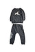 A Black Pants Sets from Mori in size 18-24M for boy. (Front View)