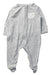 A Grey Onesies from Mori in size 0-3M for boy. (Front View)