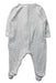 A Grey Onesies from Mori in size 0-3M for boy. (Back View)