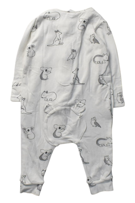 A White Onesies from Seed in size 3-6M for boy. (Back View)