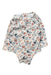 A Multicolour Long Sleeve Bodysuits from Tahari in size 0-3M for girl. (Front View)