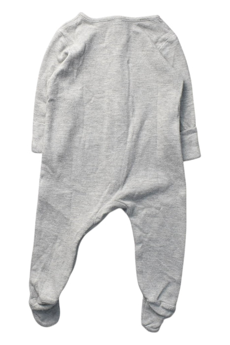 A Grey Onesies from Mori in size 3-6M for boy. (Back View)