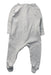 A Grey Onesies from Mori in size 3-6M for boy. (Back View)