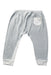 A White Casual Pants from Mori in size 6-12M for boy. (Back View)