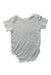 A White Short Sleeve Bodysuits from Mori in size 18-24M for boy. (Back View)