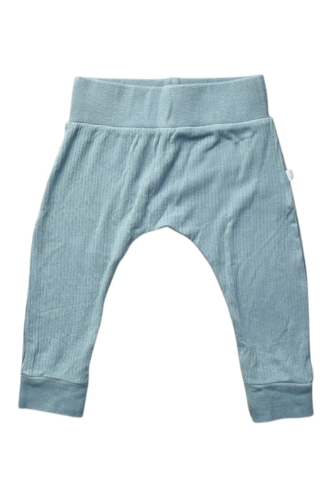 A Blue Casual Pants from Mori in size 6-12M for boy. (Front View)