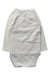 A White Long Sleeve Bodysuits from Petit Bateau in size 3-6M for girl. (Back View)