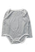A White Long Sleeve Bodysuits from Mori in size 6-12M for boy. (Front View)